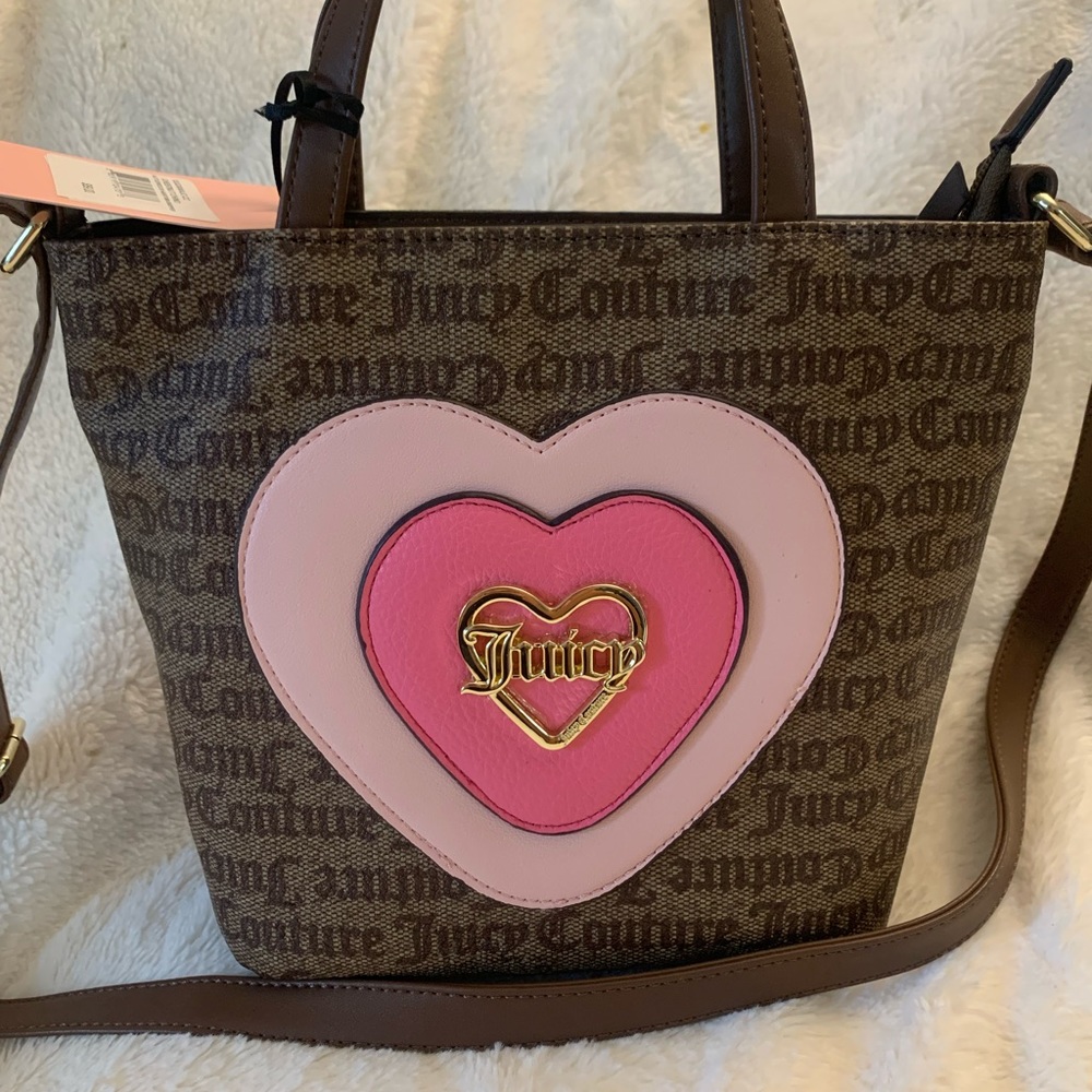 Juicy Couture Pink Tote Crossbody Bag
